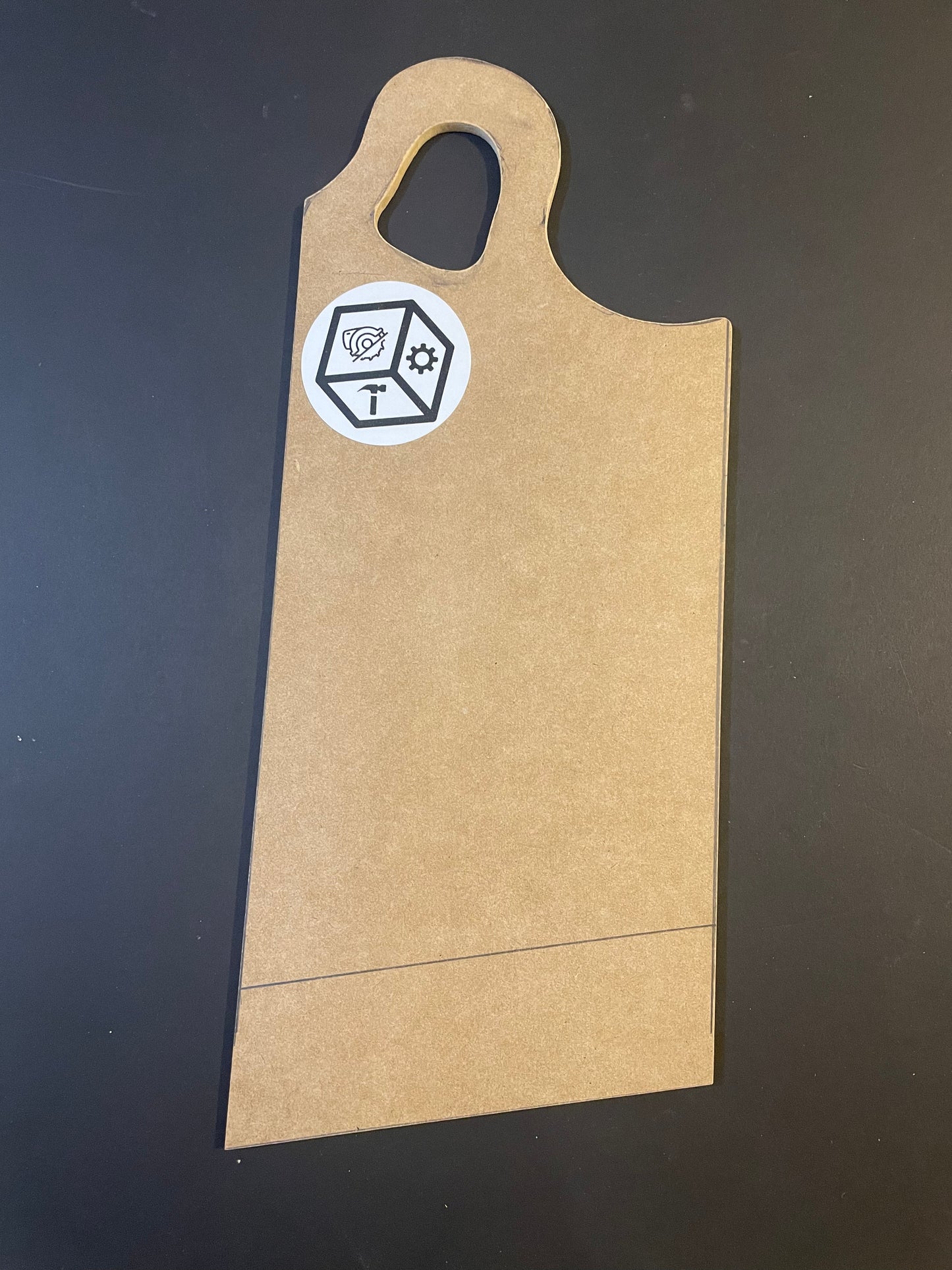 Half & Half Cutting Board Template